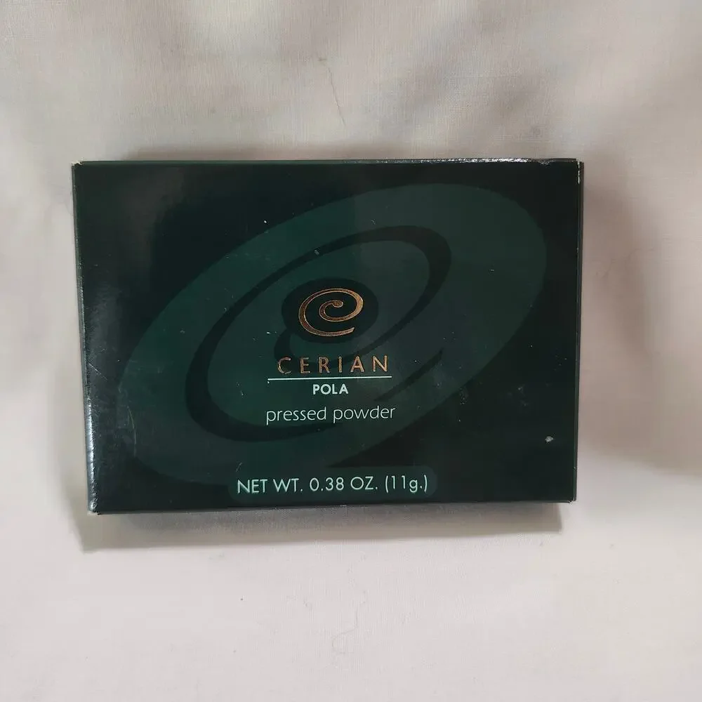 Pressed Powder Pola Cerian .38 Oz Natural Beige Mirrored Compact D2